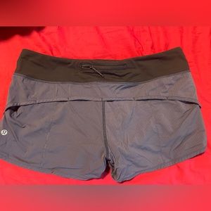 Lululemon speed shorts. Size 10.